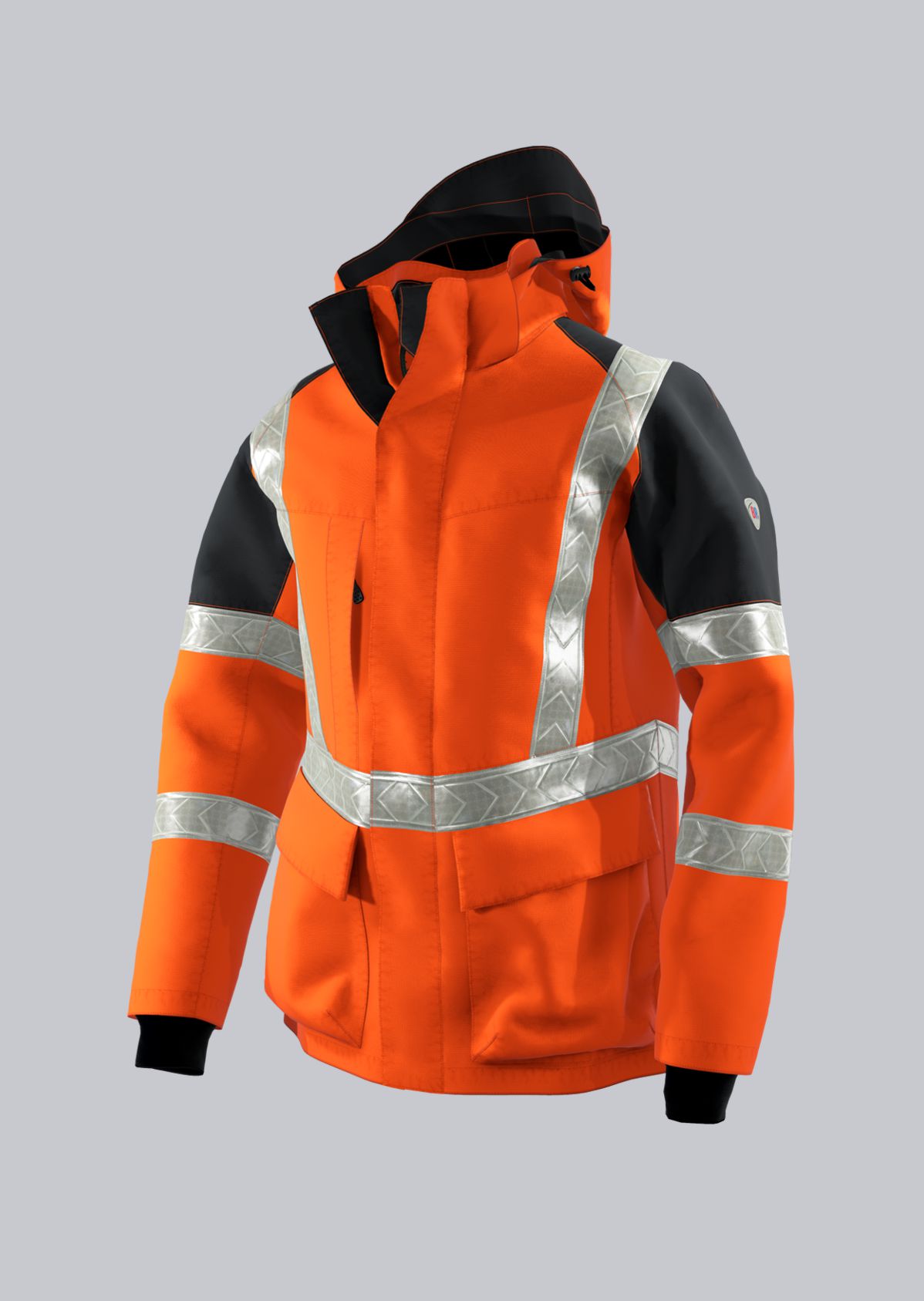 BP® Veste hiver à haute visibilité orange haute visibilité/anthracite Photo principale