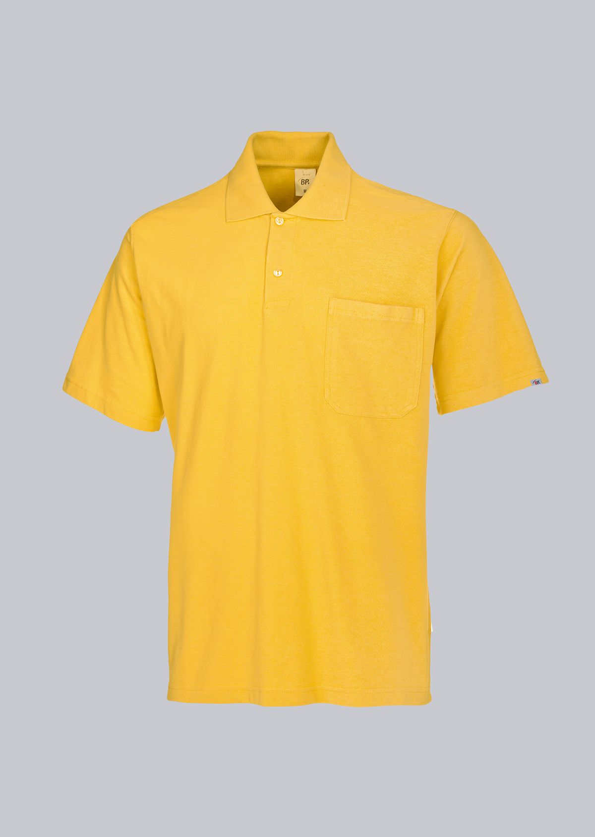 1612-181-86_BP® Unisex polo shirt_yellow_Image 1