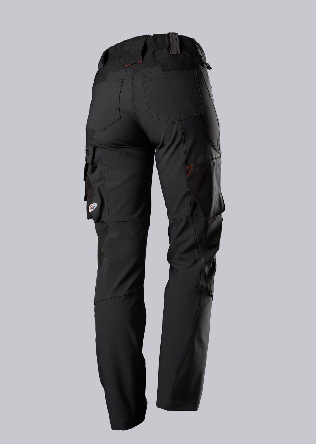 1862-620-0032_BP® Superstretch-Arbeitshose mit Kniepolstertaschen für Damen_schwarz_Bild 2