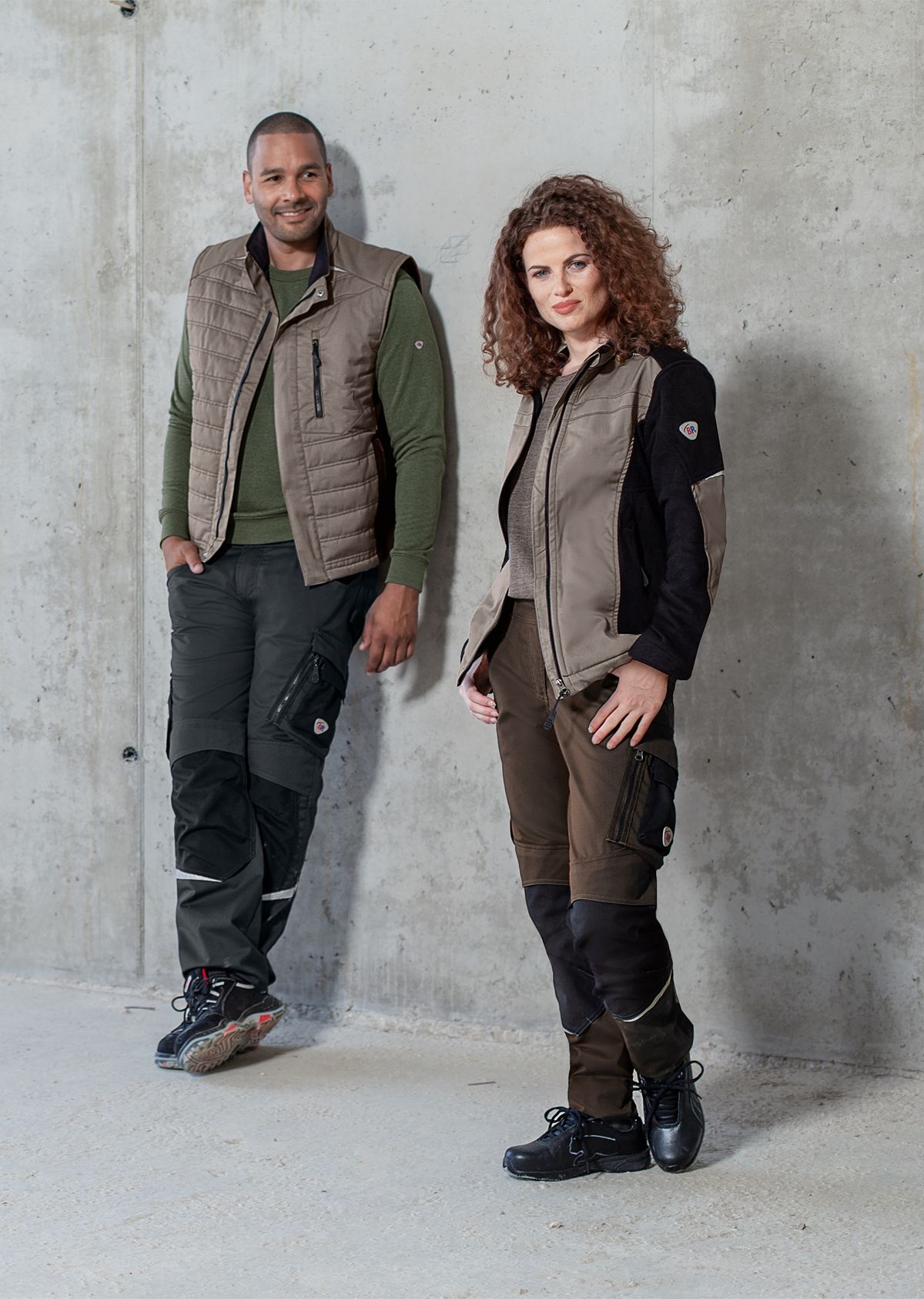 1998-570-5632 BP® Lightweight work trousers with knee pad pockets anthracite/black Thumbnail 4