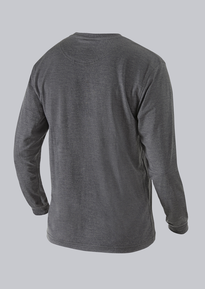 BP® Multinorm-Langarmshirt APC1 blaugrau Thumbnail 1