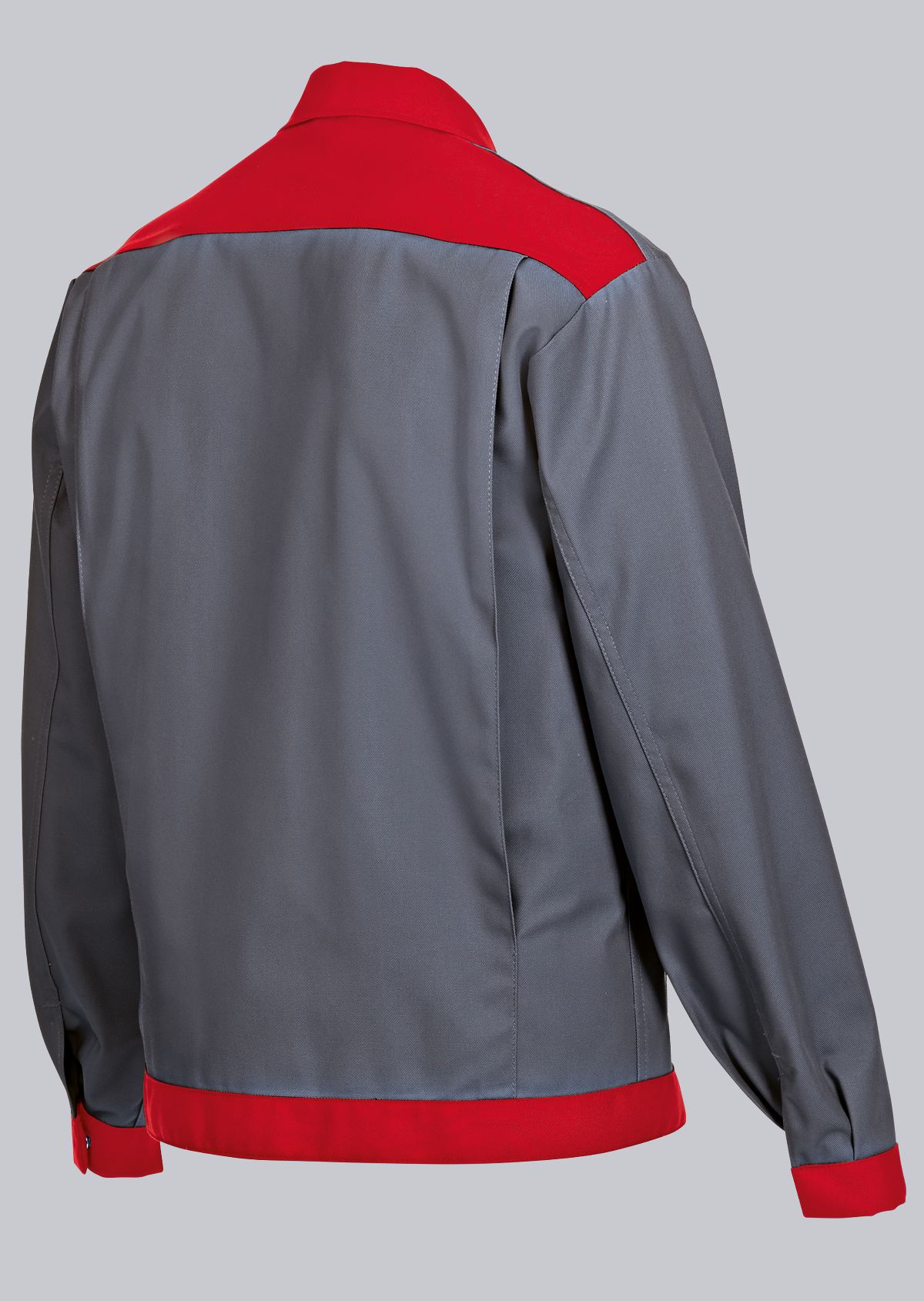 BP® Komfort-Arbeitsjacke dunkelgrau/rot Thumbnail 1