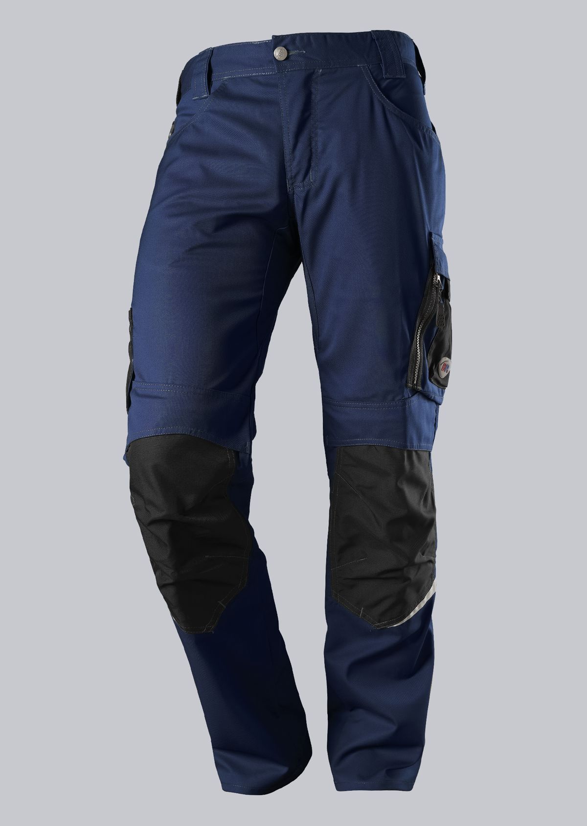 1998-570-1432 BP® Lightweight work trousers with knee pad pockets night blue/black Cover image