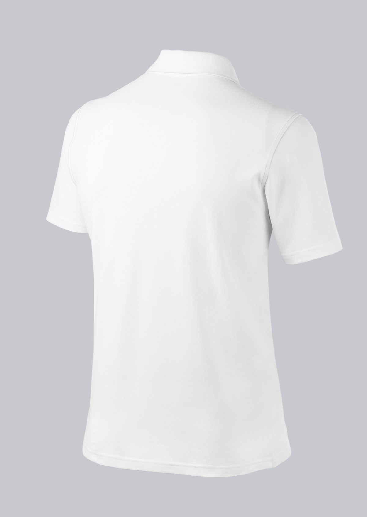 1712-230-21 BP® Polo unisexe blanc Thumbnail 1
