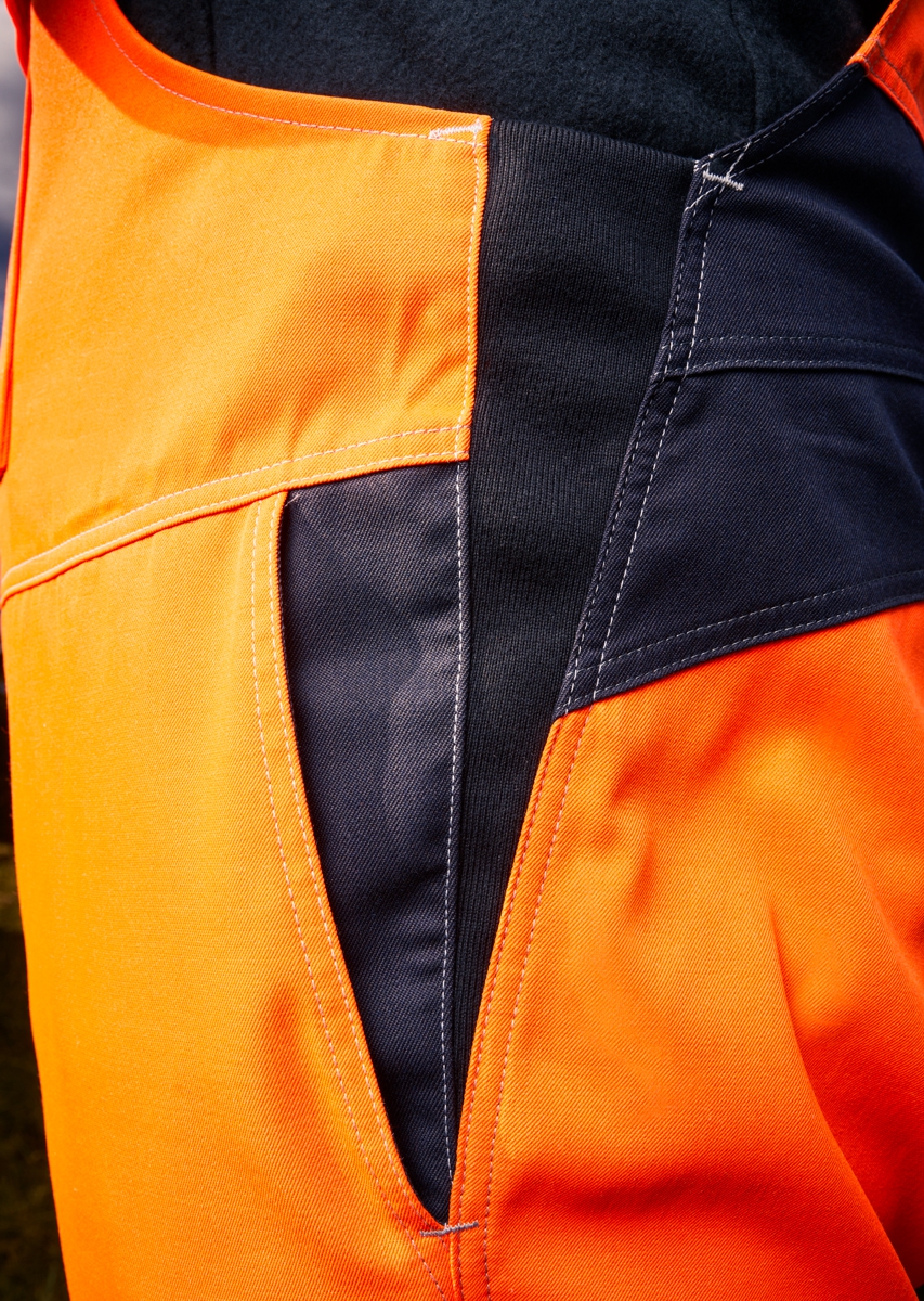 2237-840-6556 BP® Lightweight multi-standard high visibility APC2 bib & brace warning orange/anthracite Thumbnail 5