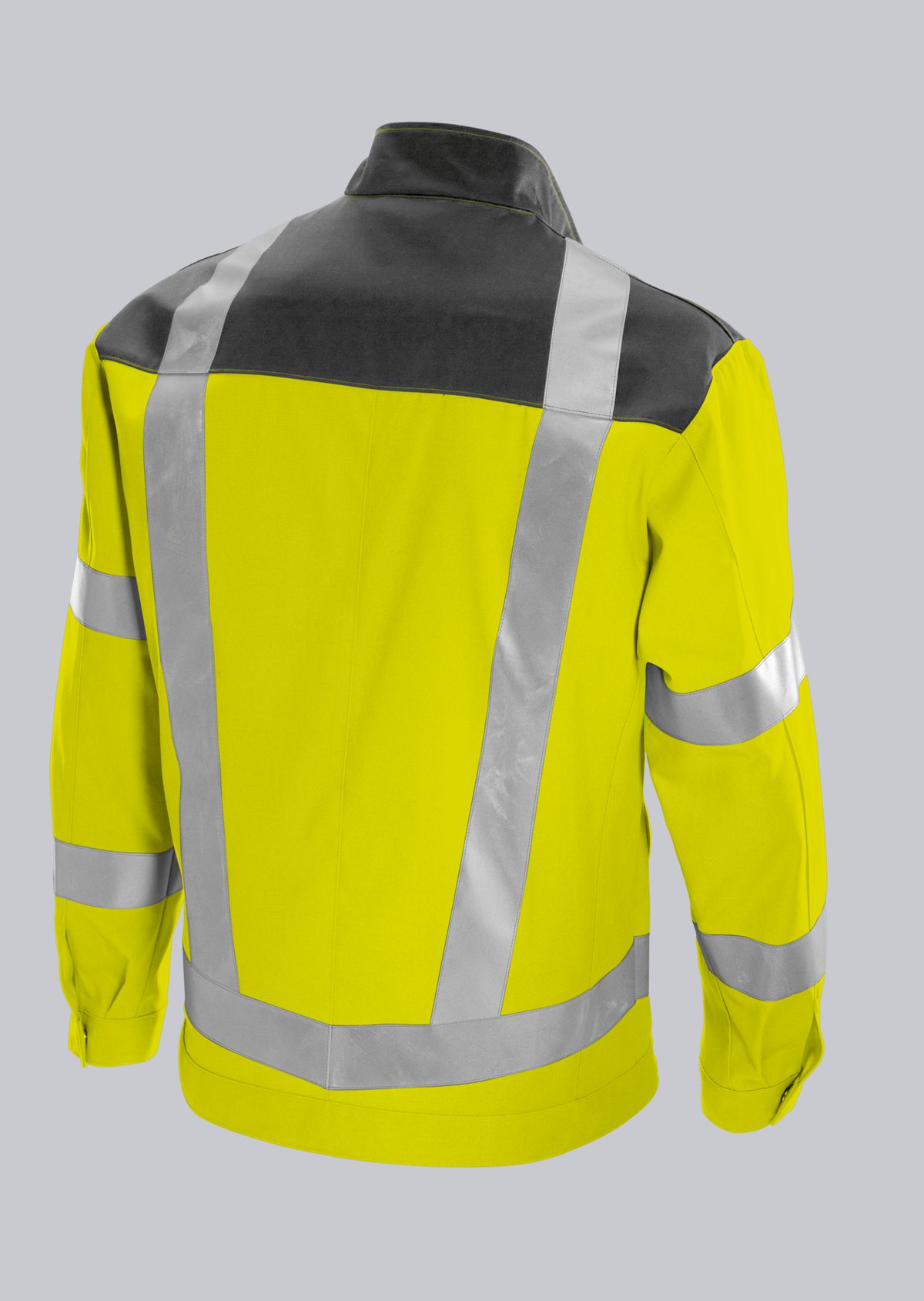 BP® Veste à haute visibilité jaune haute visibilité/gris foncé Thumbnail 1