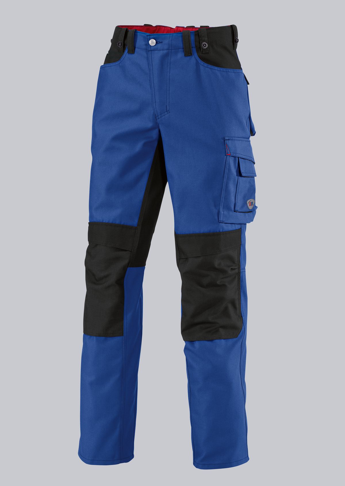 1789-555-13_BP® Stevige werkbroek met kniezakken_koningsblauw/zwart_afbeelding 1