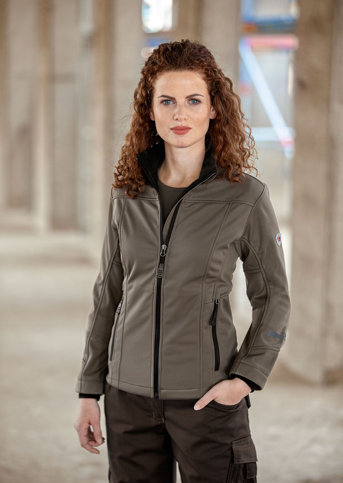 BP® Softshelljacke für Damen falke Thumbnail 4