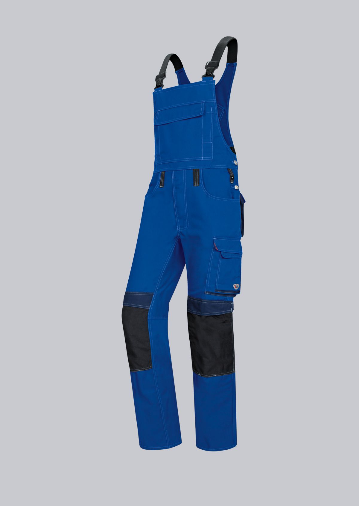 1802-720-13_BP® Komfort-Latzhose mit Kniepolstertaschen_königsblau/nachtblau_Bild 1