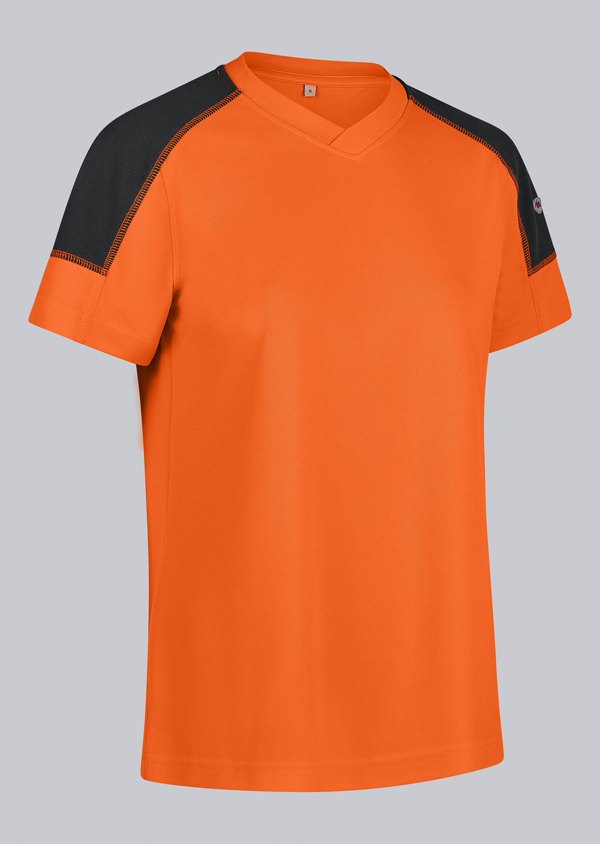 BP® T-shirt fonctionnel de visualisation améliorée femmes orange haute visibilité/anthracite Thumbnail 1