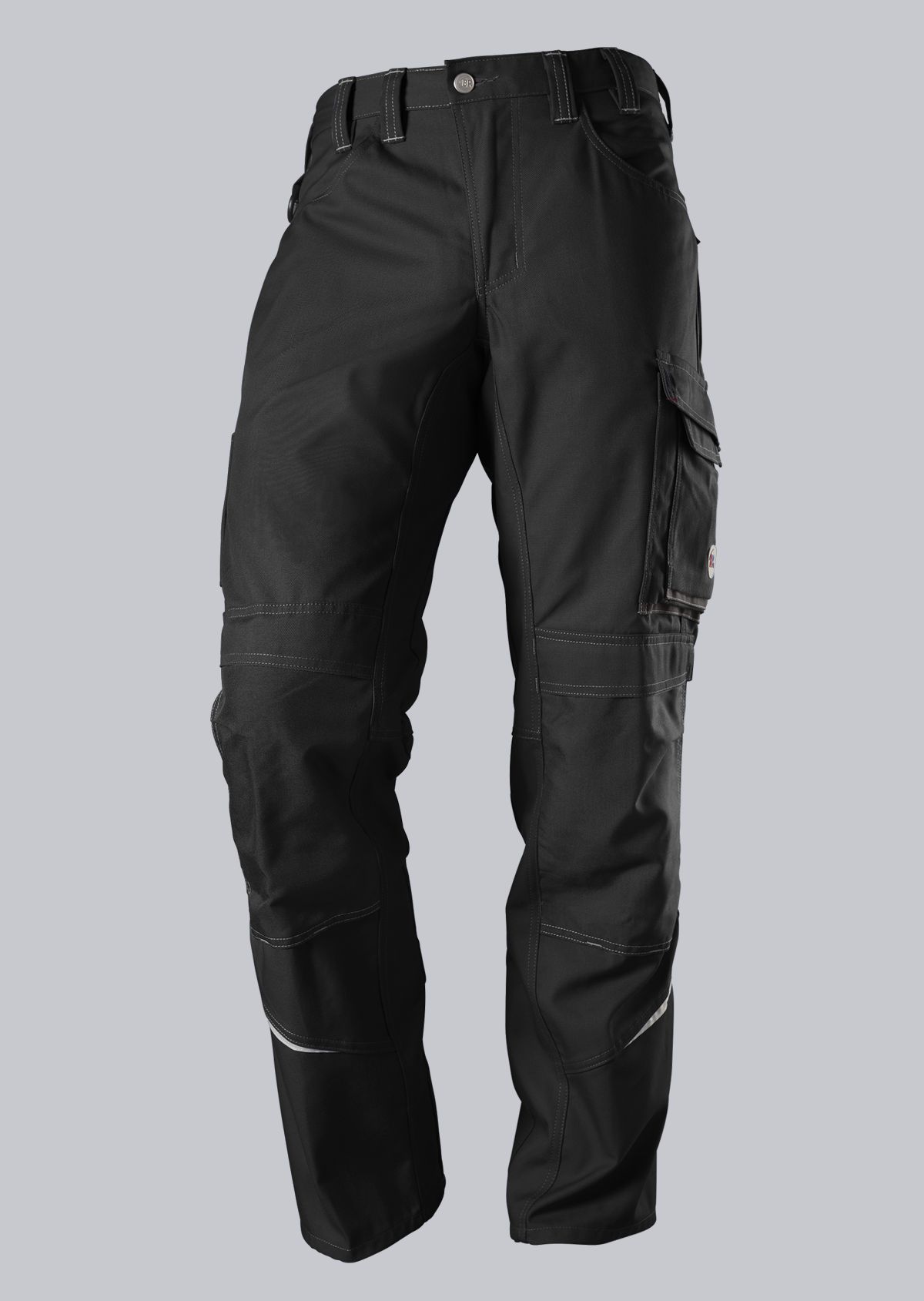 BP® Komfort-Arbeitshose mit Reflex und Kniepolstertaschen schwarz Cover Bild