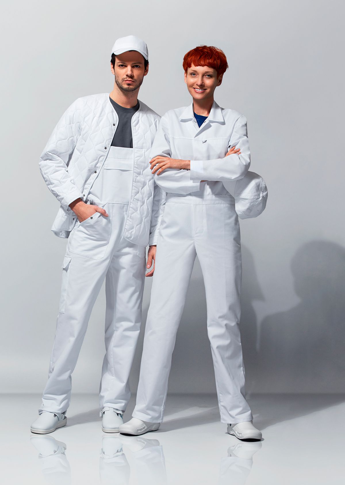 1681-558-21 BP® HACCP Werktuinbroek voor haar & hem wit Thumbnail 1