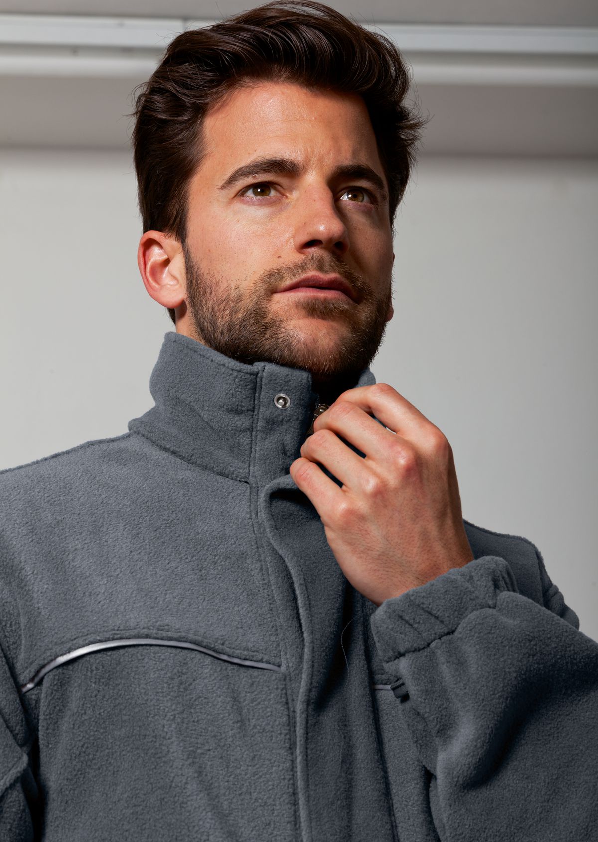2425-860-53 BP® Multi-standard APC1 fleece jacket dark grey Thumbnail 2
