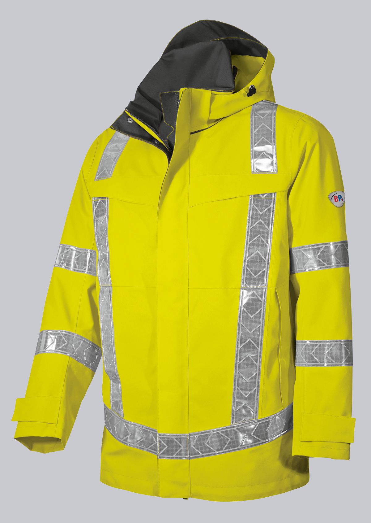 BP® Parka tous-temps longue à haute visibilité jaune haute visibilité Photo principale