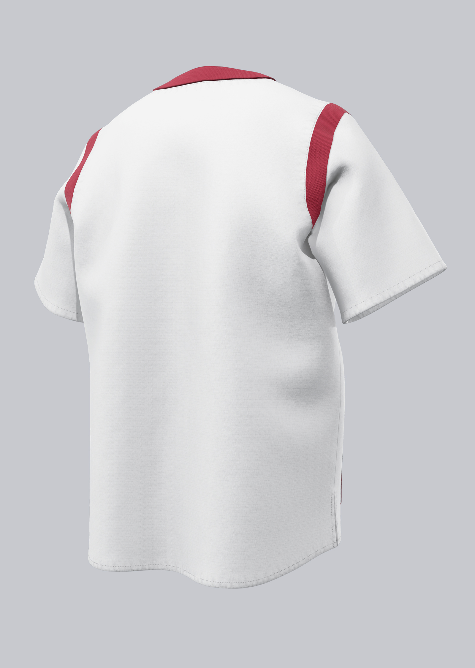 1713-684-2188 BP® Tunique à enfiler légère unisexe blanc/corail Thumbnail 1