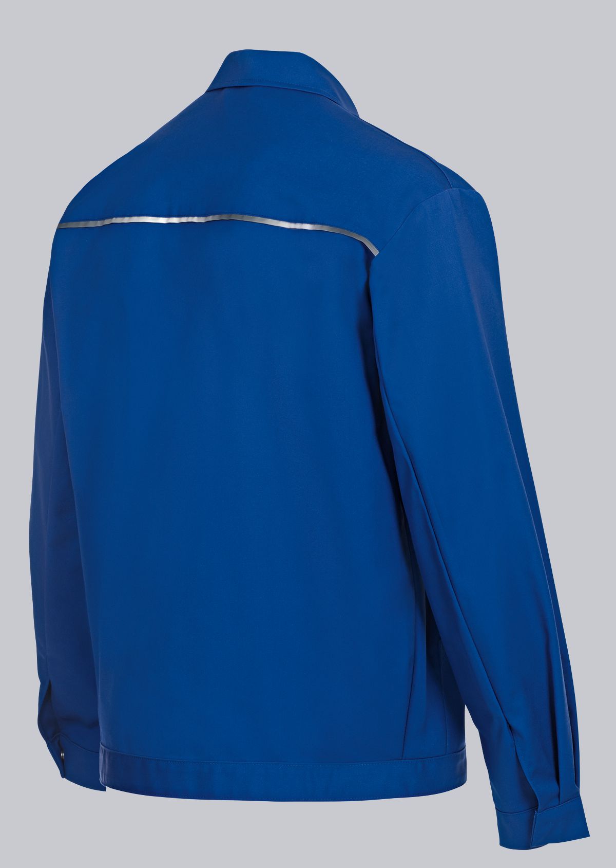 BP® Veste de travail avec boutons dissimulés bleu roi Thumbnail 1