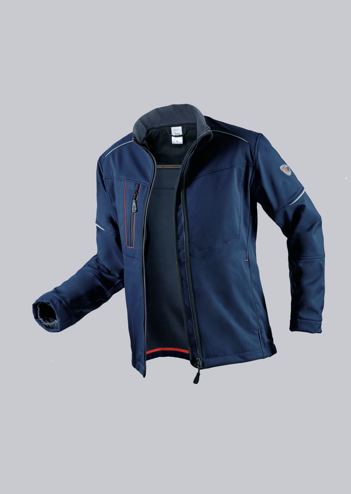1868-572-110 BP® Softshell-Arbeitsjacke nachtblau Thumbnail 1