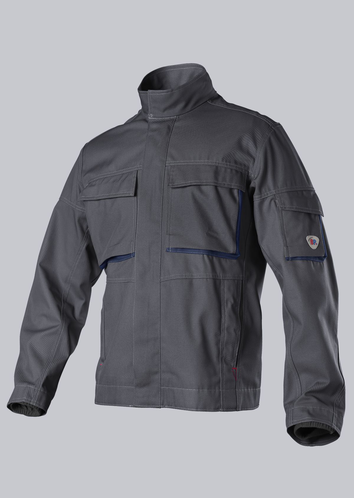 BP® Comfort work jacket with stretch inserts 1795-720-56_BP® Comfort work jacket with stretch inserts_anthracite/night blue_Cover Image