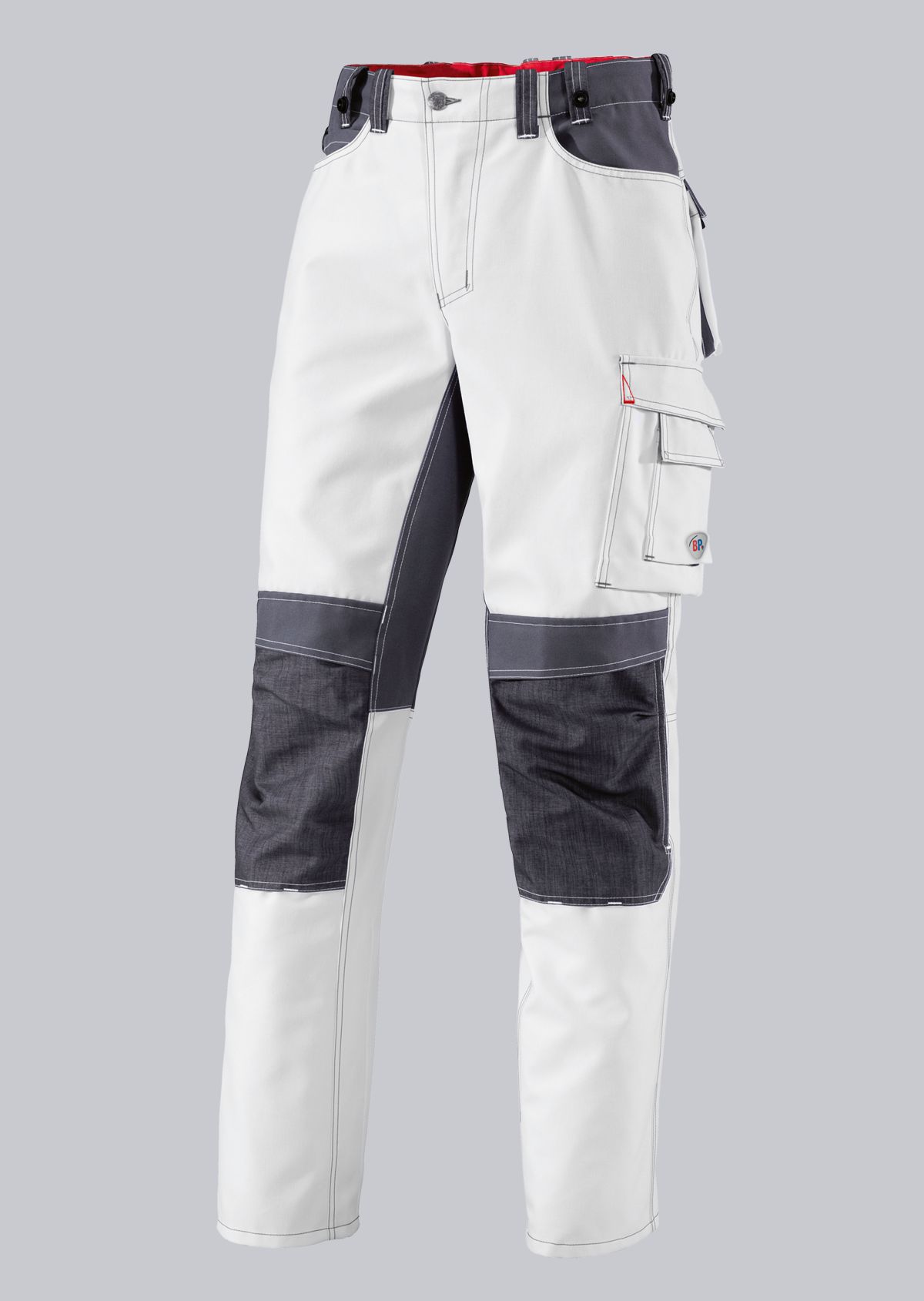 1789-555-21_BP® Durable work trousers with knee pad pockets_white/dark grey_Cover Image