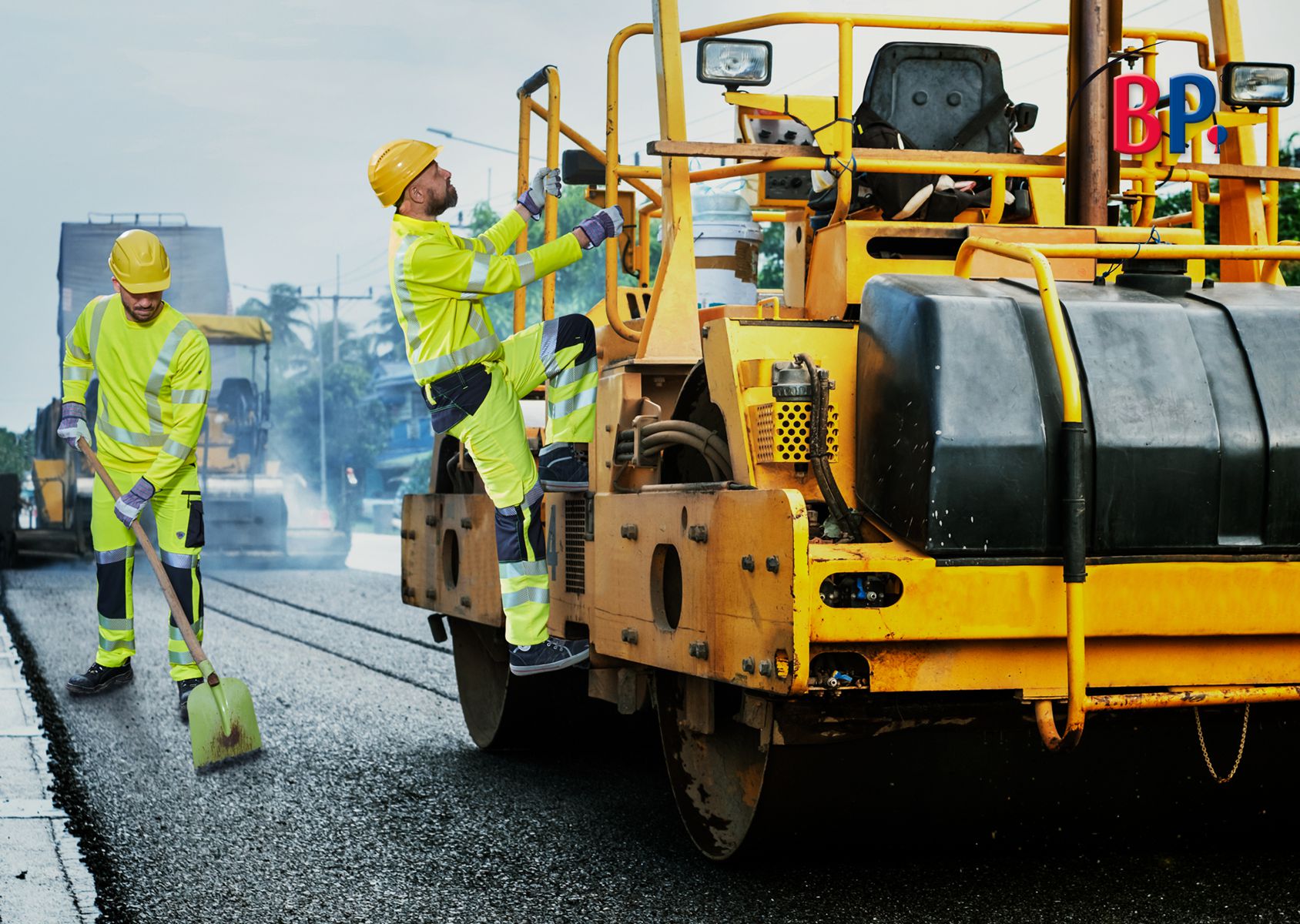 2134-873-0066 BP® Sweat-shirt à haute visibilité jaune haute visibilité Thumbnail 3