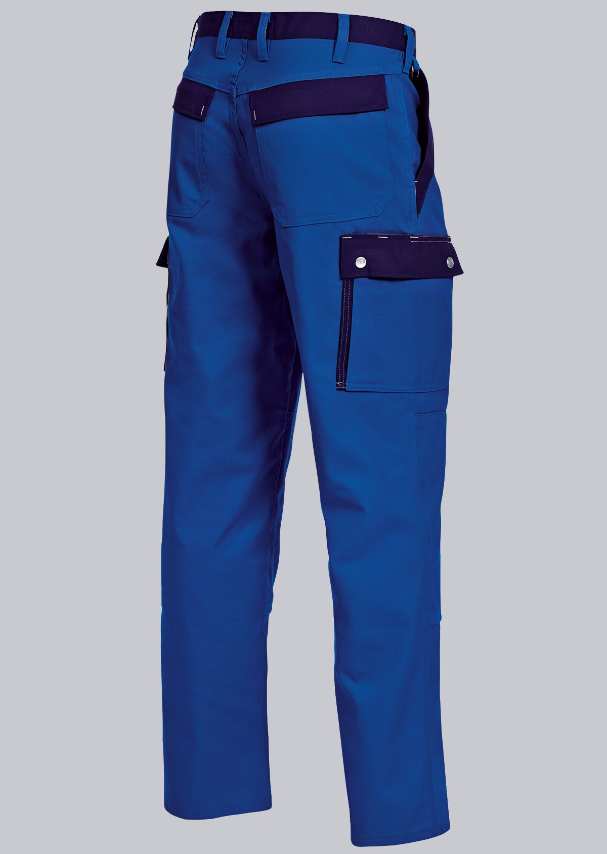 1815-720-113_BP® Comfort cargo trousers with knee pad pockets_royal blue/dark blue_Image 2