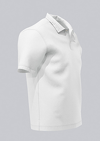 1630-186-0021 BP® Circular-Poloshirt für Sie & Ihn weiß Thumbnail 2