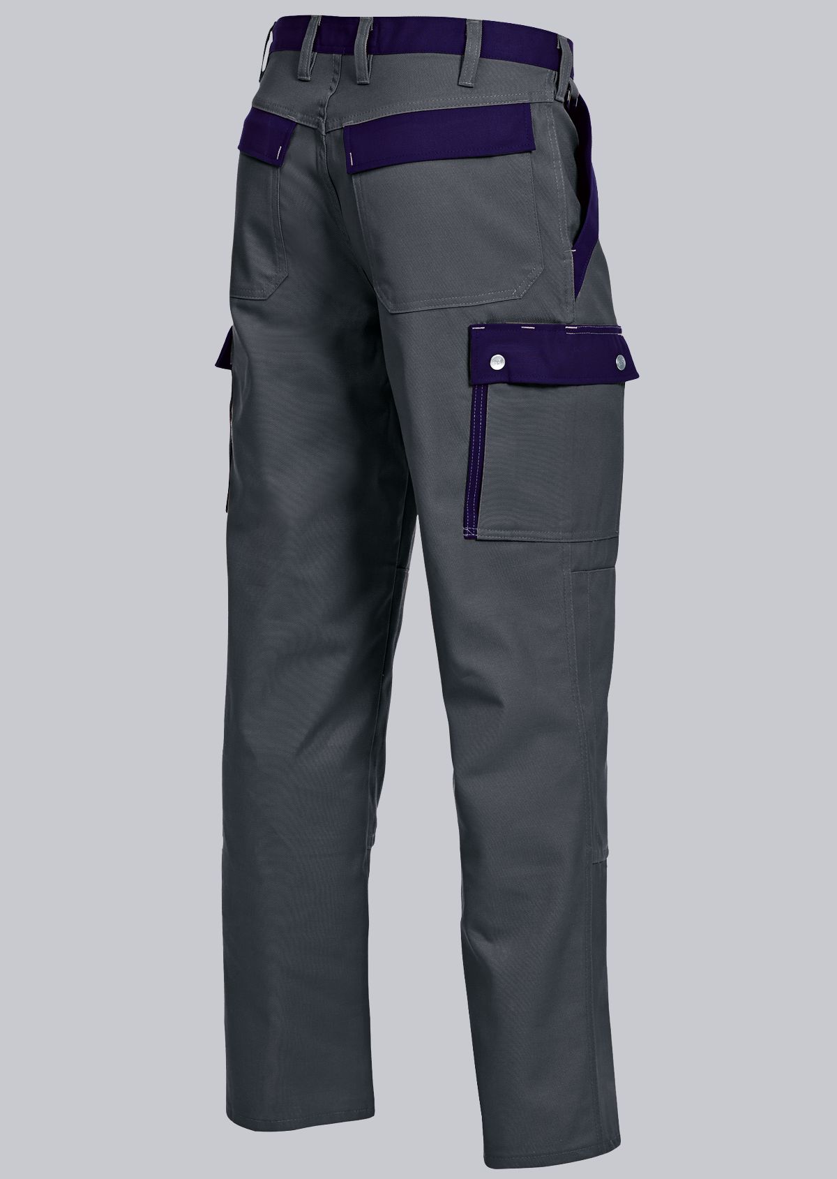 1815-720-153_BP® Comfort cargo trousers with knee pad pockets_dark grey/dark blue_Image 2
