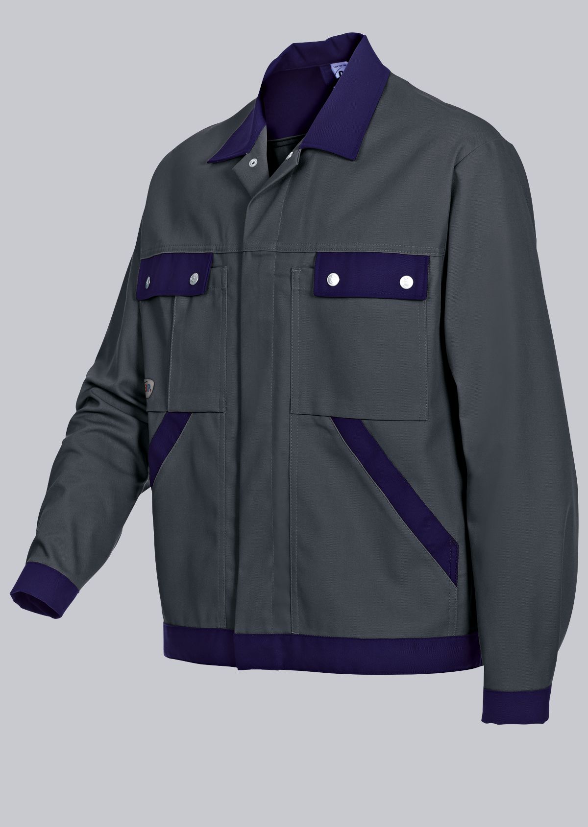 1454-720-153_BP® Comfort-werkjack_donkergrijs/donkerblauw_Cover afbeelding