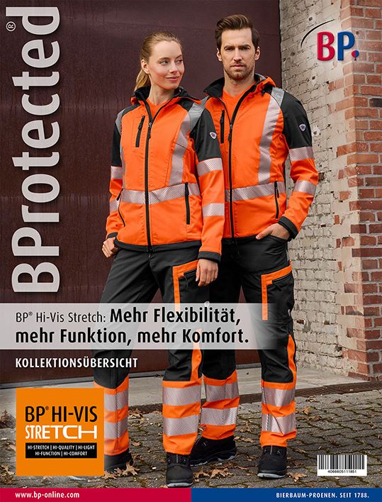 Katalog-Cover BProtected - Hi-Vis Warnschutzkleidung