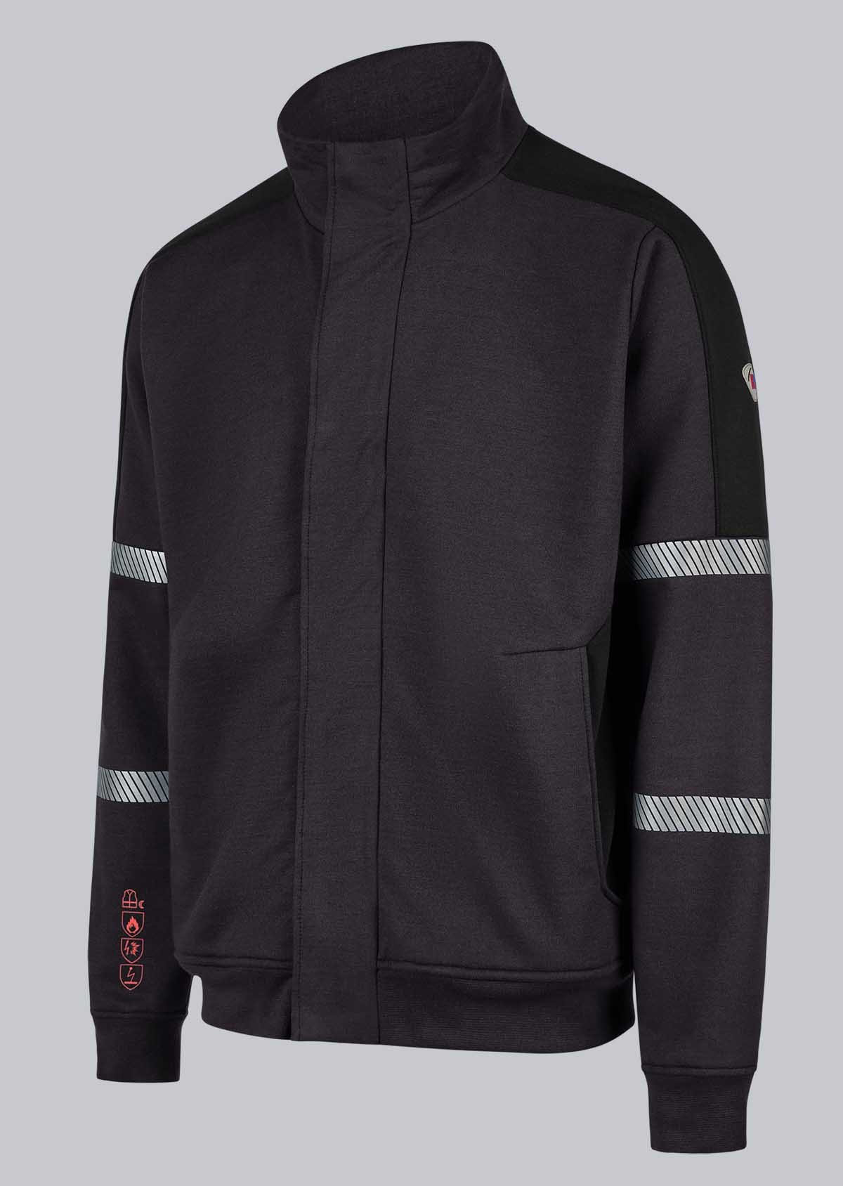 BP® Veste sweat multinormes APC1, visibilité améliorée anthracite/noir Thumbnail 1