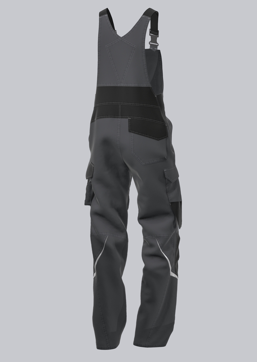 BP® Leichte Multinorm-Latzhose APC1 anthrazit/schwarz Thumbnail 1