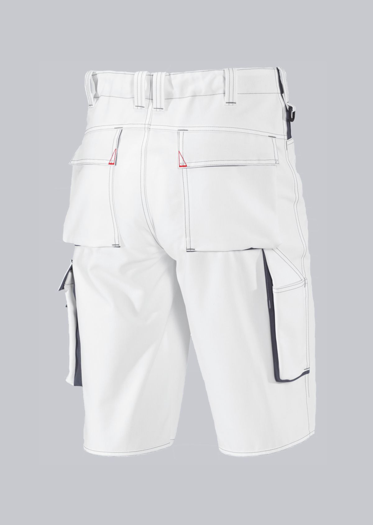 1792-555-21_BP® Strapazierfähige Shorts_weiß/dunkelgrau_Bild 2