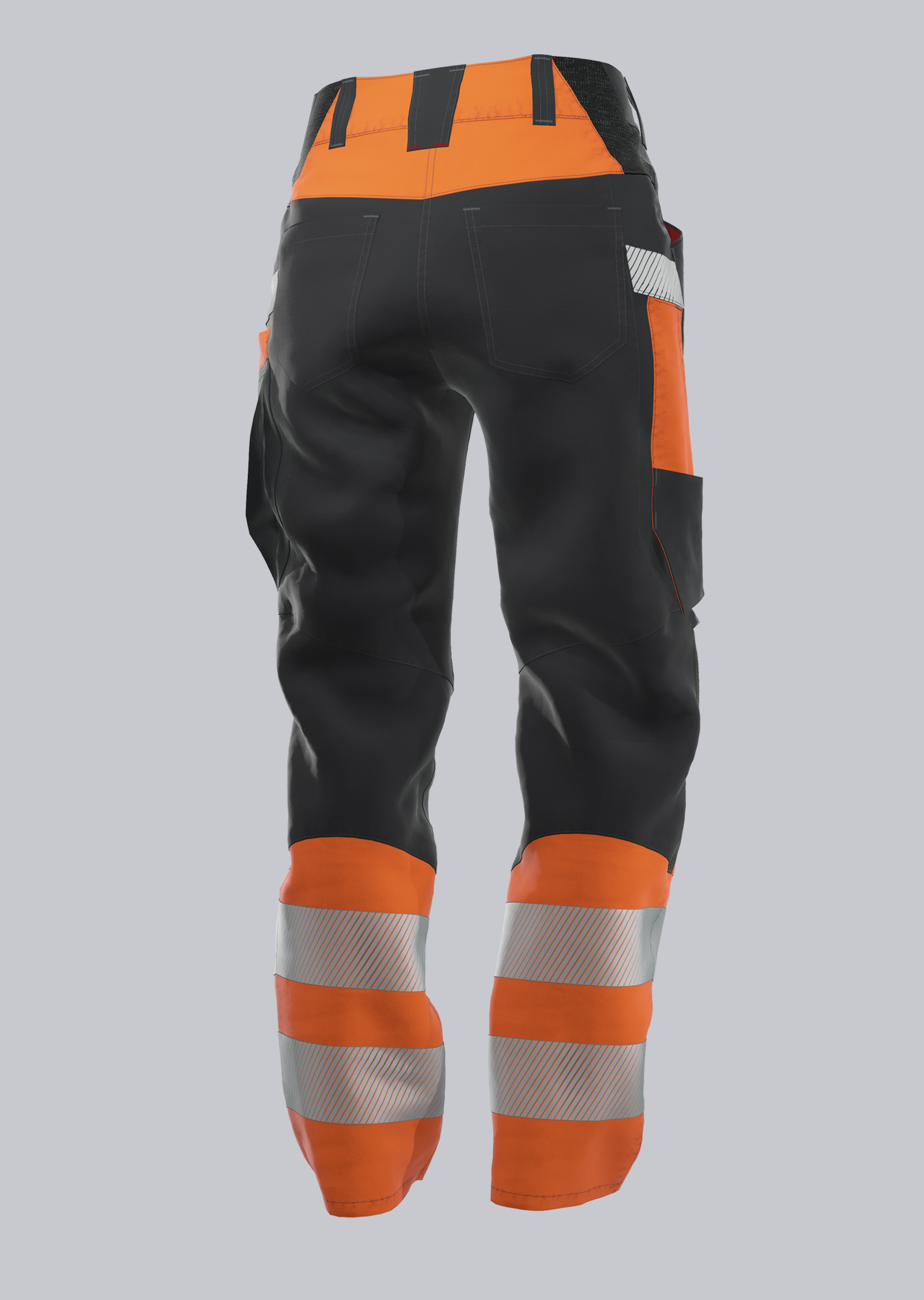 2048-845-5665_BP® Warnschutz-Hybrid-Hose Klasse 1 für Damen_anthrazit/warnorange_Bild 2