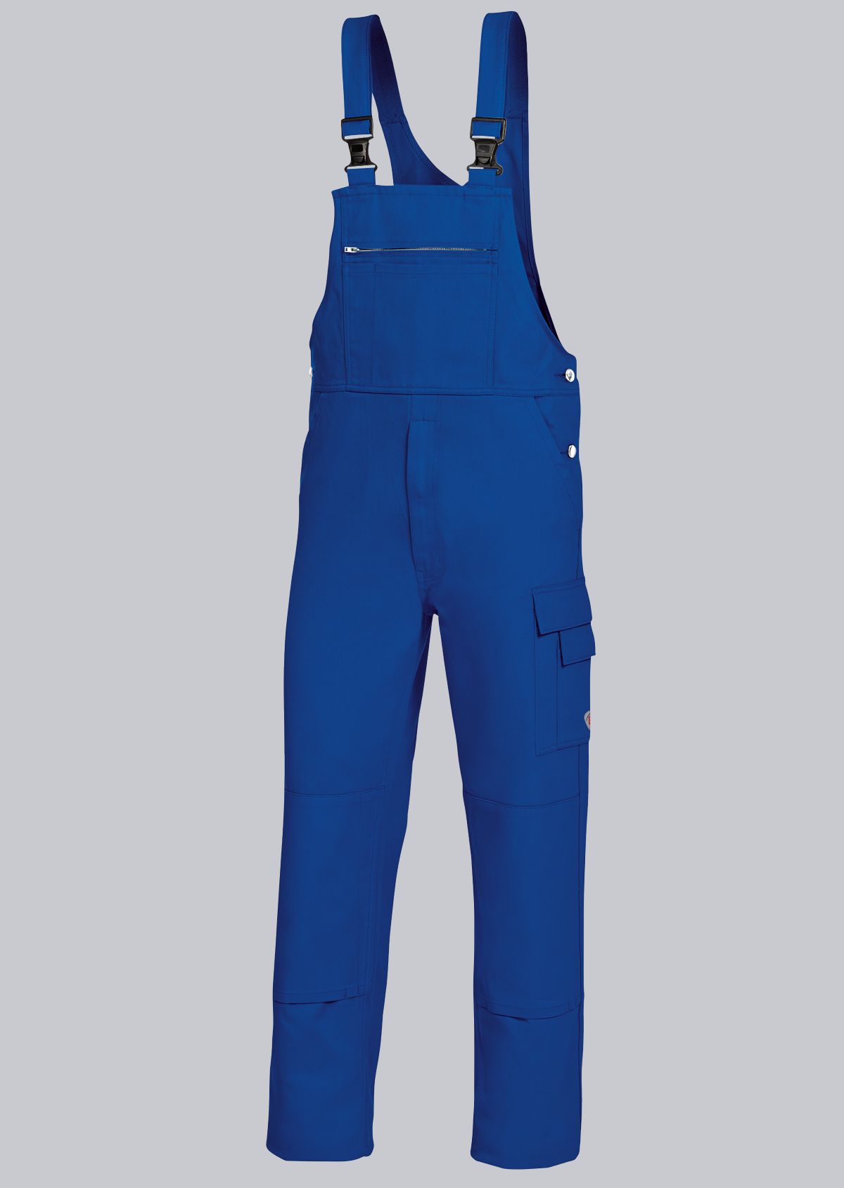 1482-060-13_BP® Basic-Latzhose aus Baumwolle mit Kniepolstertaschen_königsblau_Bild 1