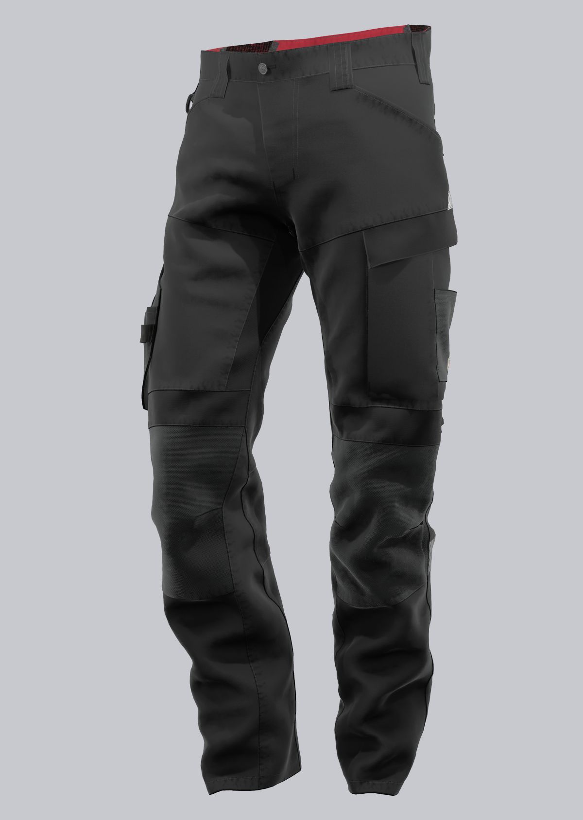 BP® Robuste Hybrid-Arbeitshose mit Kniepolstertaschen schwarz Cover Bild
