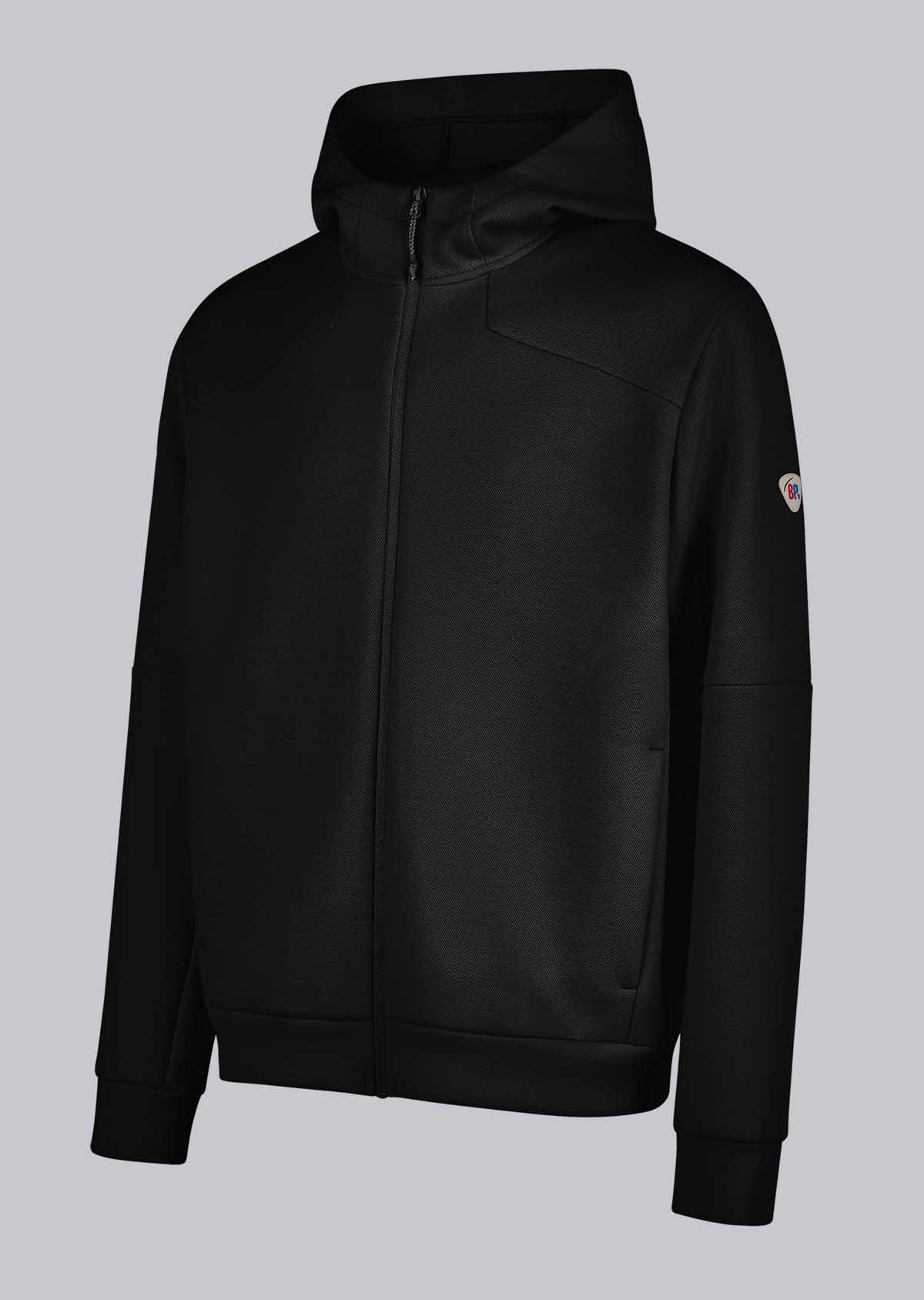 BP® Sweatjack met capuchon zwart Thumbnail 1