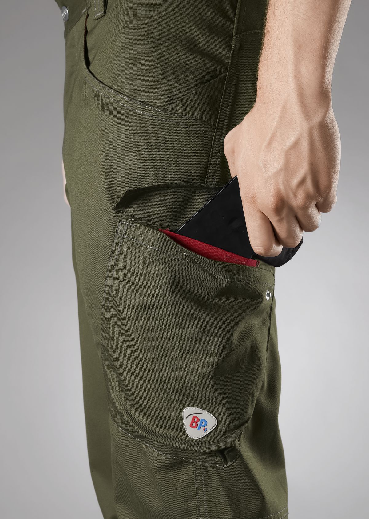 BP® Leichte Arbeitshose oliv Thumbnail 2