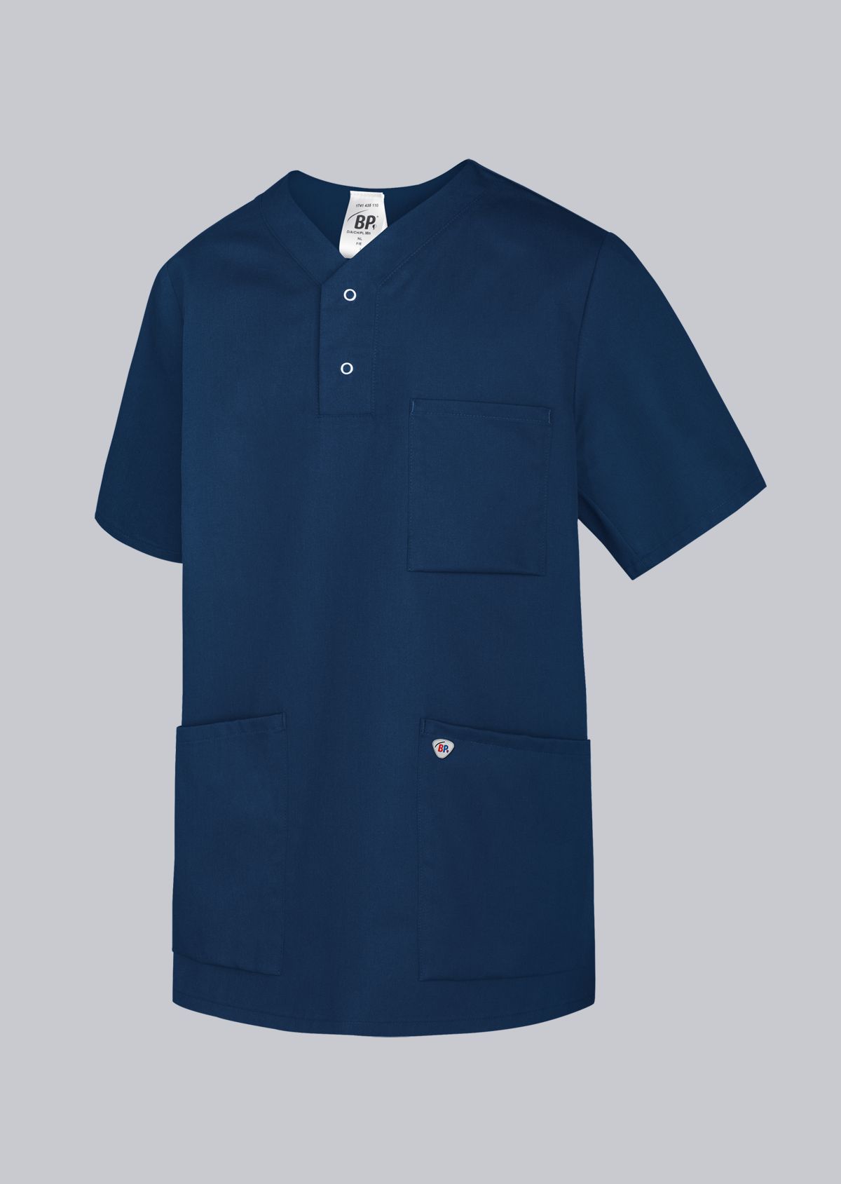 1741-853-110_BP® Tencel™ unisex slip-on tunic_night blue_Cover Image