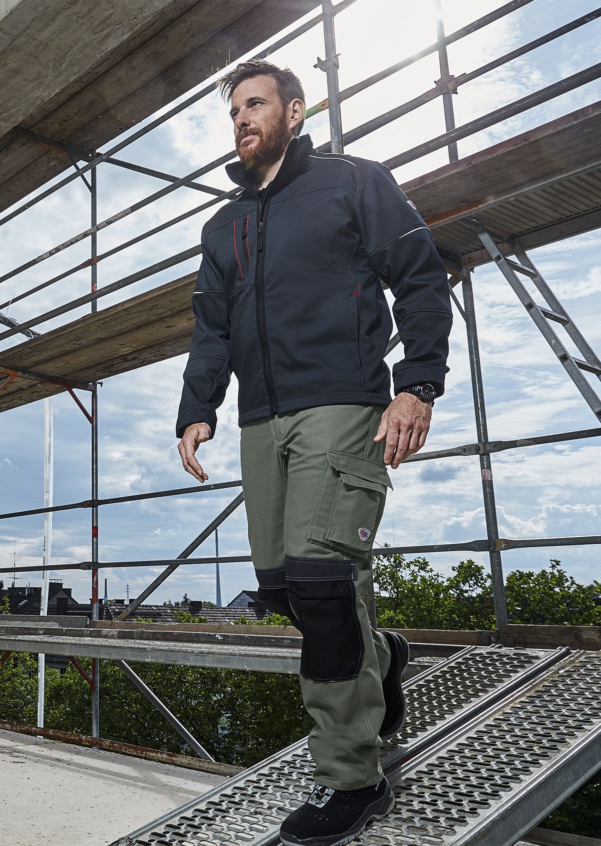 1796-720-70_BP® Comfort work trousers_olive green/anthracite_Image 4
