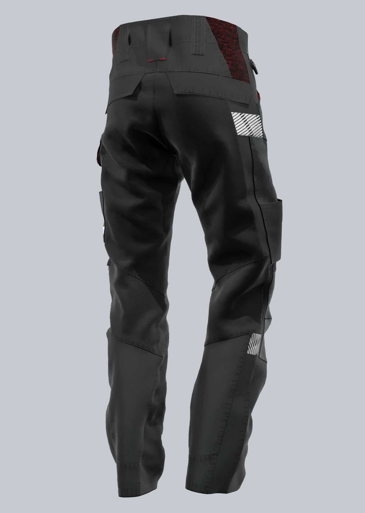 BP® Pantalon de travail hybride robuste avec genouillères noir Thumbnail 2