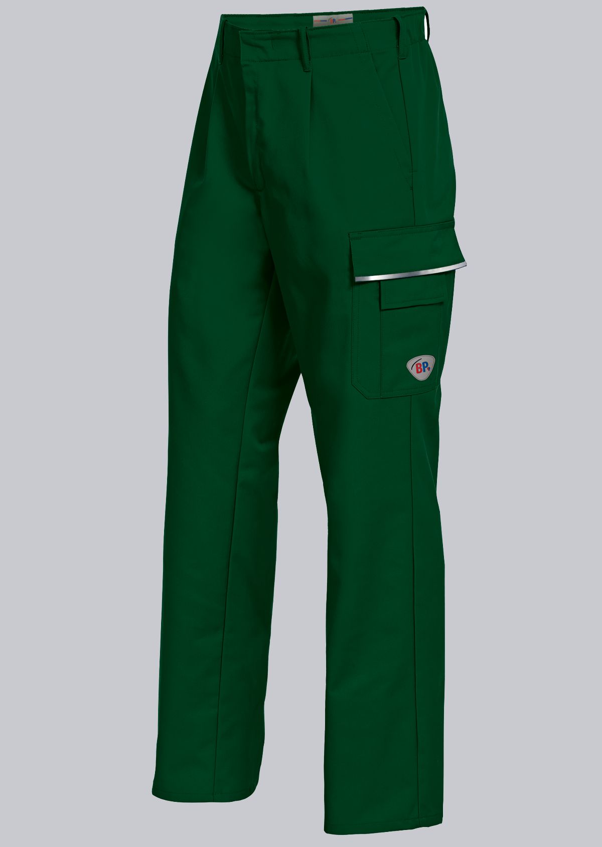 BP® Arbeitshose mit verdeckten Knöpfen mittelgrün Cover Bild