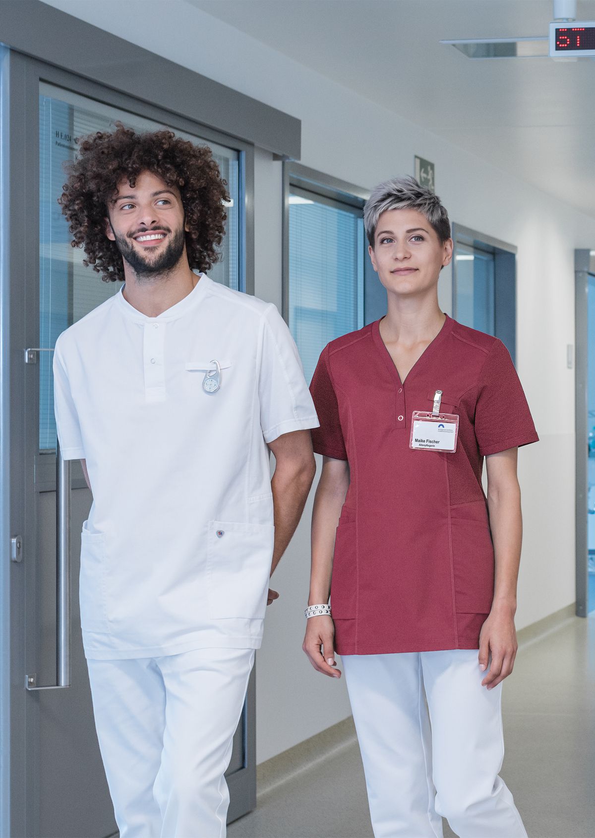 BP® Tunique confort unisexe blanc Thumbnail 2