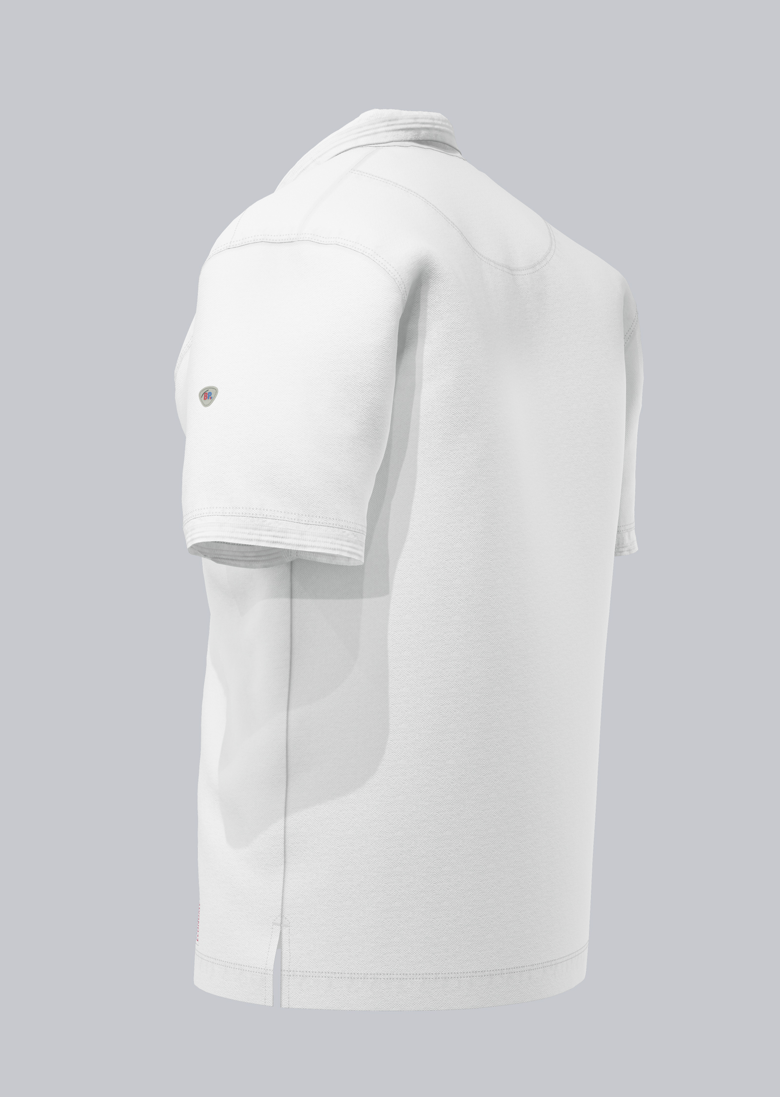 1630-186-0021 BP® Unisex polo shirt white Thumbnail 3