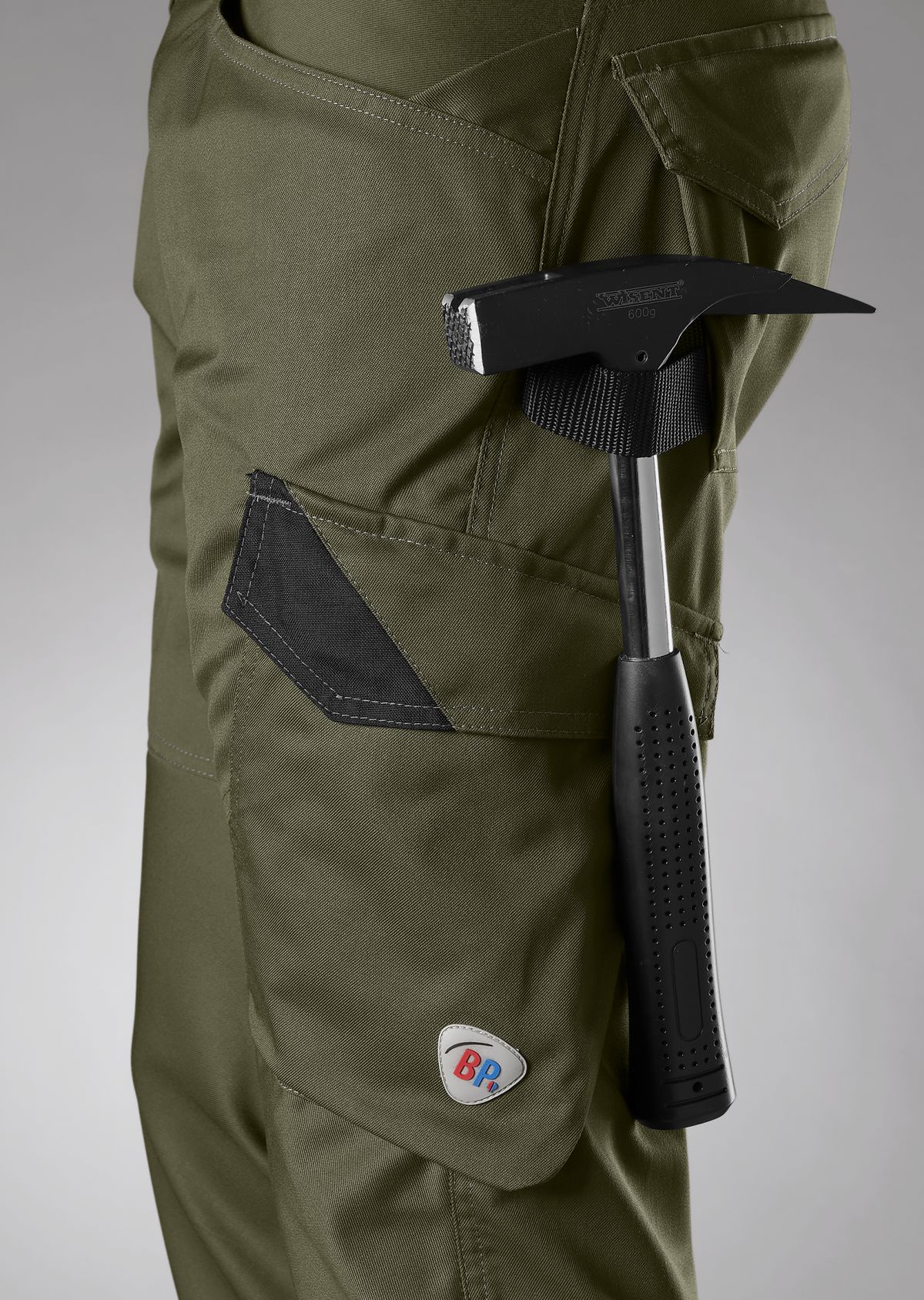 1980-570-73 BP® Leichte, schmale Arbeitshose oliv Thumbnail 2