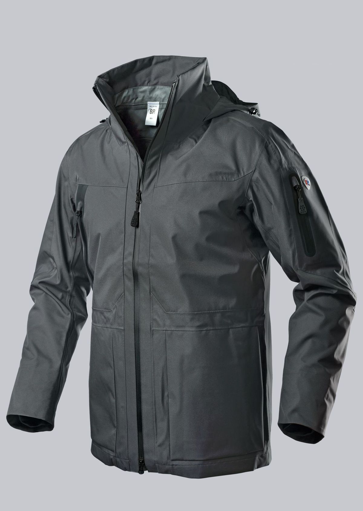 BP® Leichte Wetterschutz-Arbeitsjacke anthrazit Cover Bild