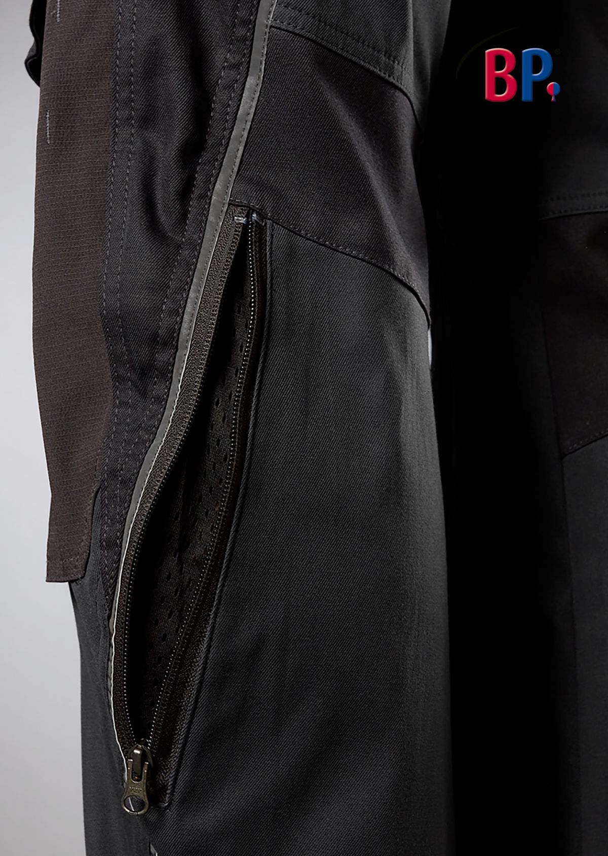 1825-032-0032 BP® Pantalon de travail stretch avec genouillères noir Thumbnail 4