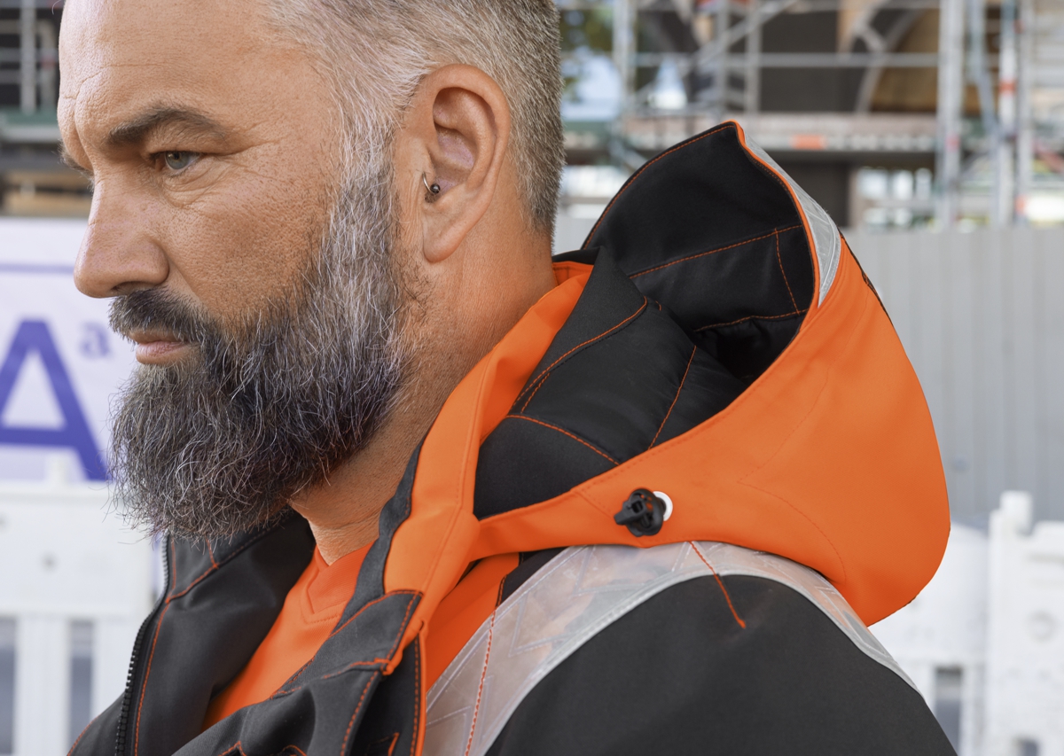 BP® Veste hiver à haute visibilité orange haute visibilité/anthracite Thumbnail 3