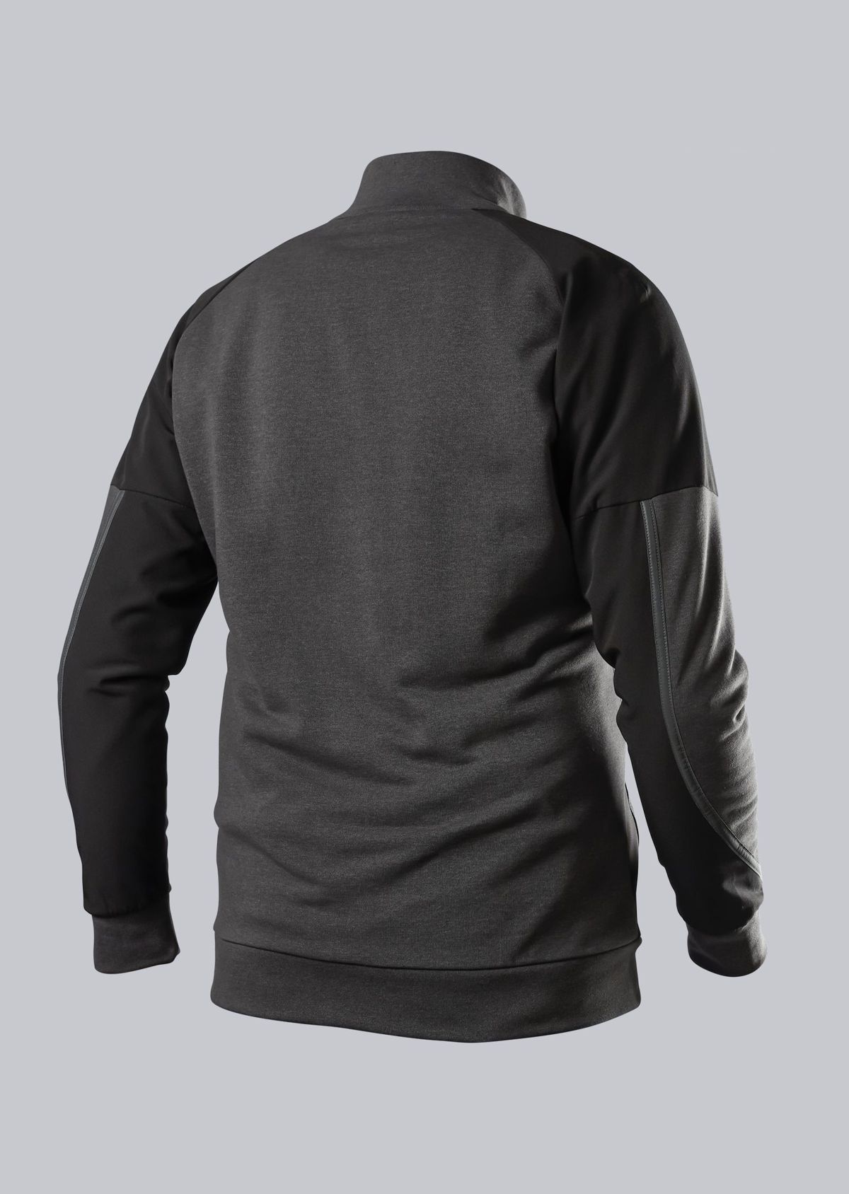1828-293-5632_BP® Sweatshirt-Troyer_anthrazit/schwarz_Bild 2