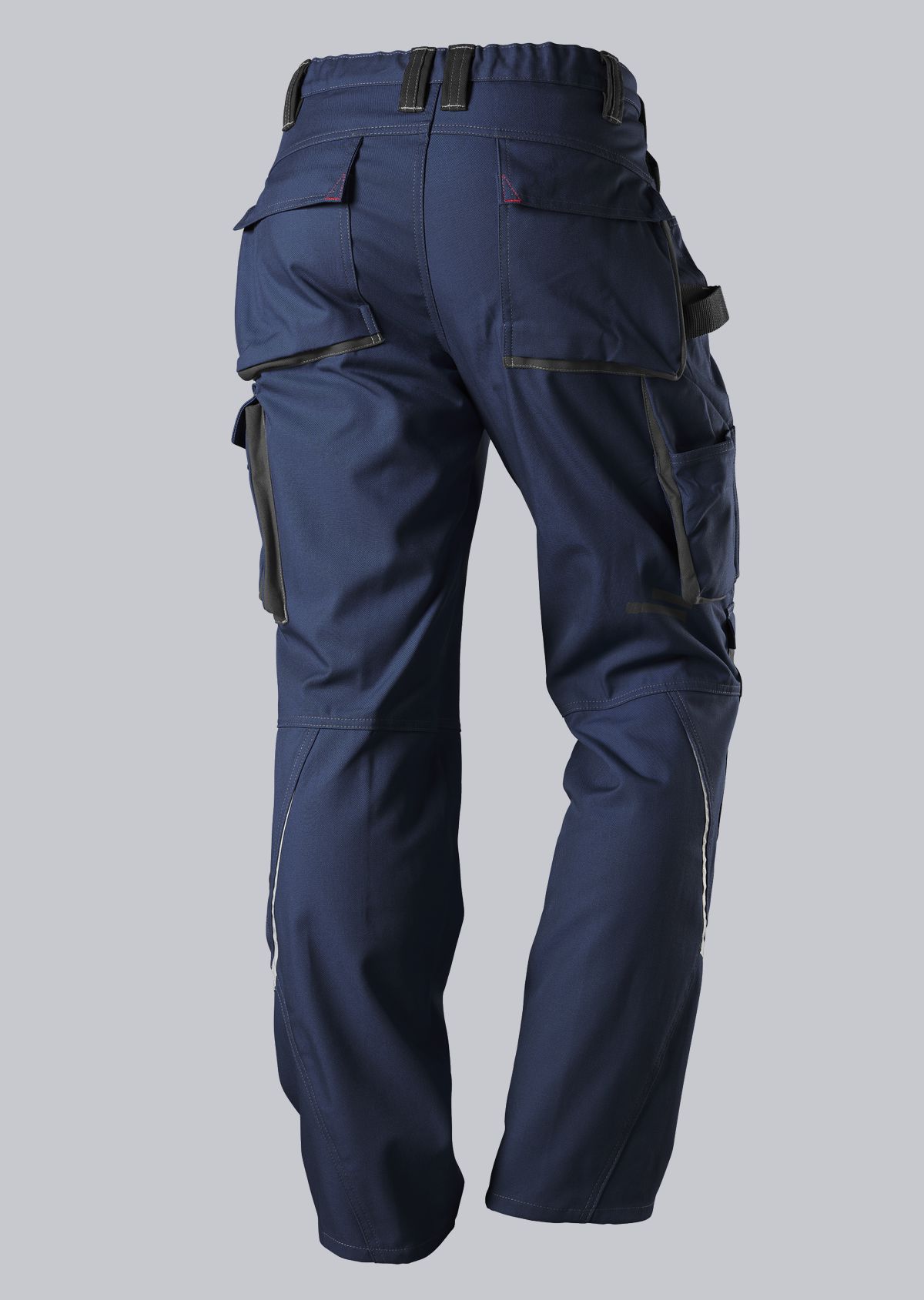 1803-720-110 BP® Pantalon de travail confort avec réflecteurs et genouillères bleu nuit/anthracite Thumbnail 1