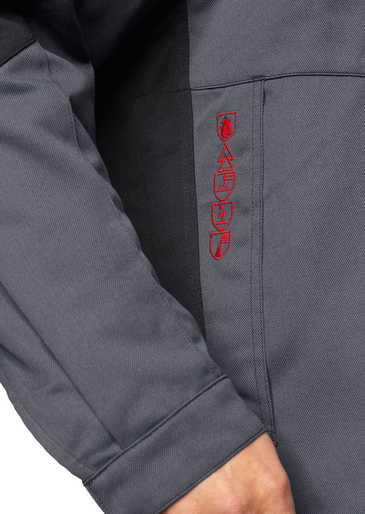 2432-820-5332 BP® Multinorm-jack APC2 donkergrijs/zwart Thumbnail 2